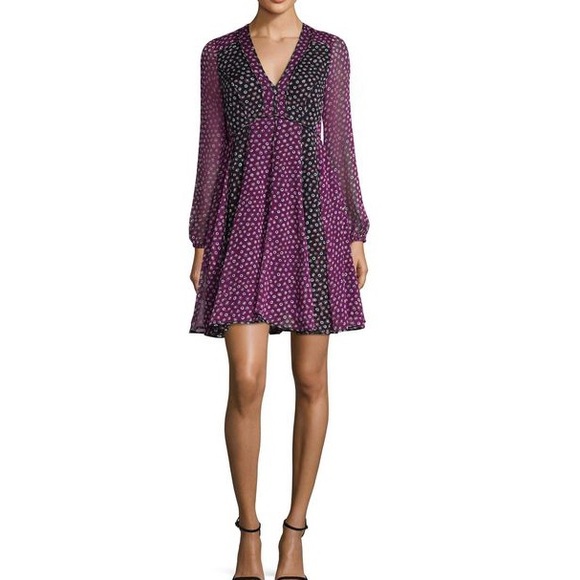 Diane Von Furstenberg Dresses & Skirts - DVF dress - purple multi